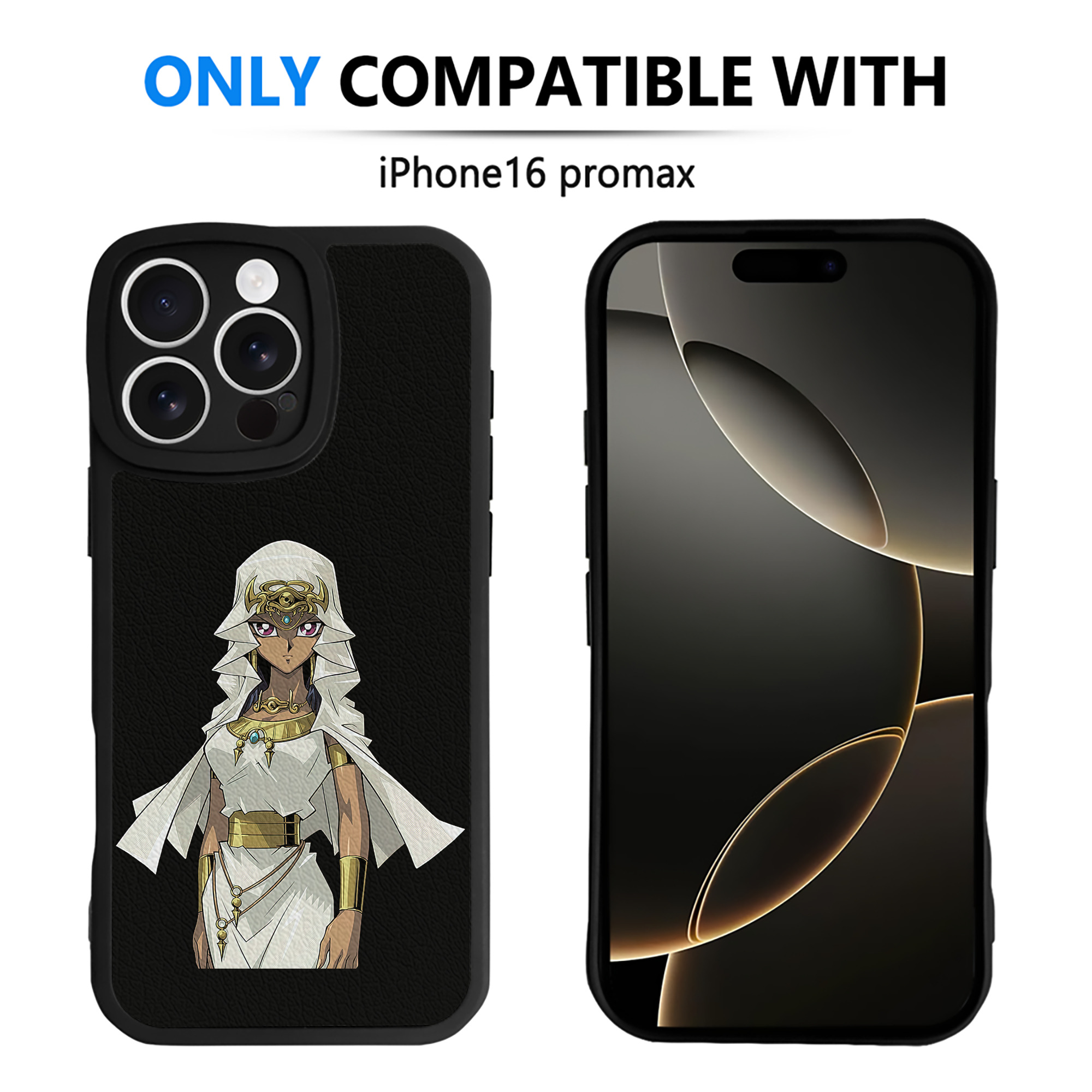 遊☆戯☆王 Yu-Gi-Oh! 【iPhone 16シリーズ対応】シリコンスマホケース（レザー調） 材質：シリコン